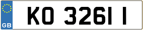 Truck License Plate